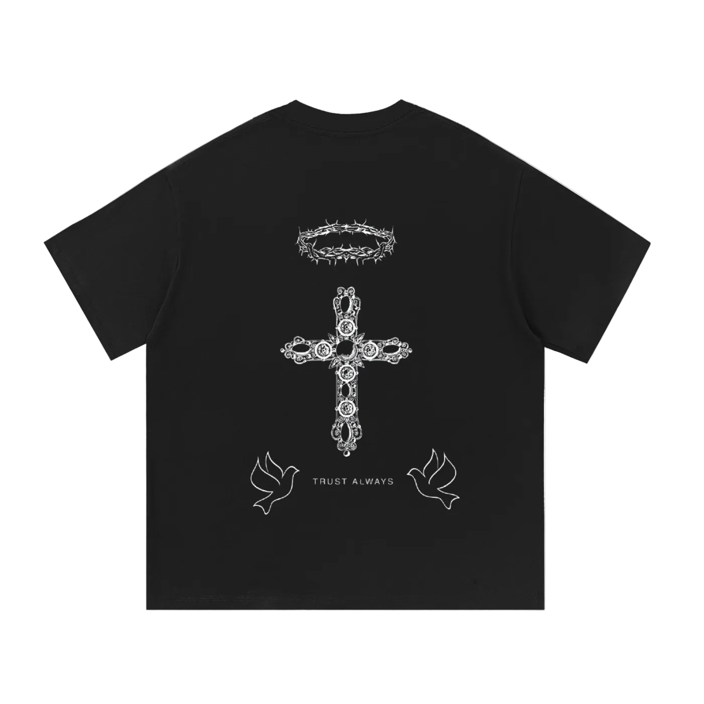 DRIFTLY - Trust In God (Front and Back) Unisex Print T-Shirt